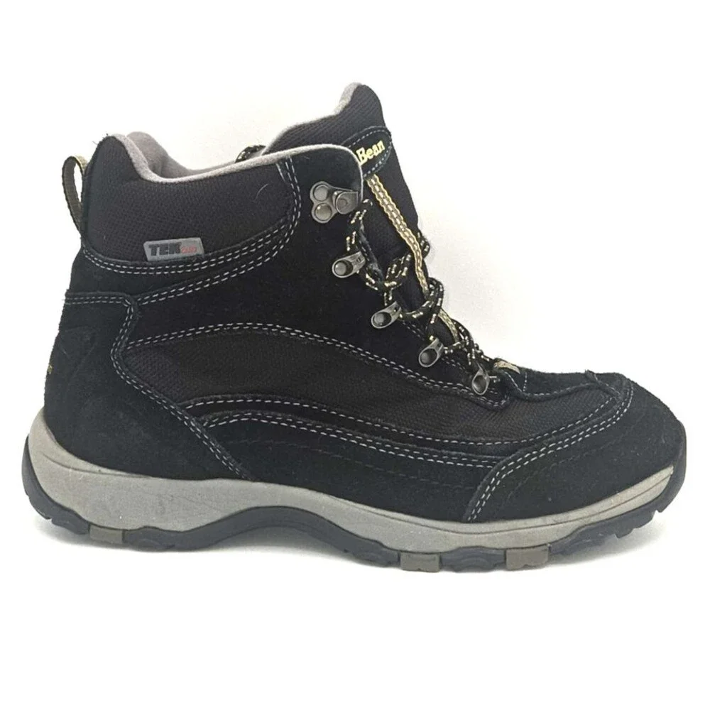 L.L.Bean Tek 2.5 Mens 10.5 Waterproof Primaloft Hiking Boots Black
